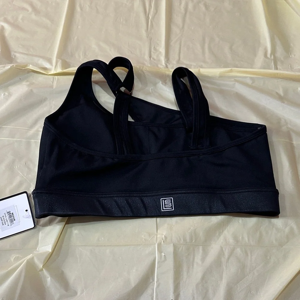 Laundry By Shelli Segal Women's Black Sports Bra Size Medium - Picture 4 of 4